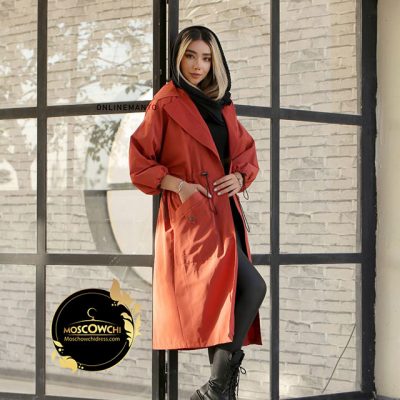 خرید بارونی بلند زنانه شیک
